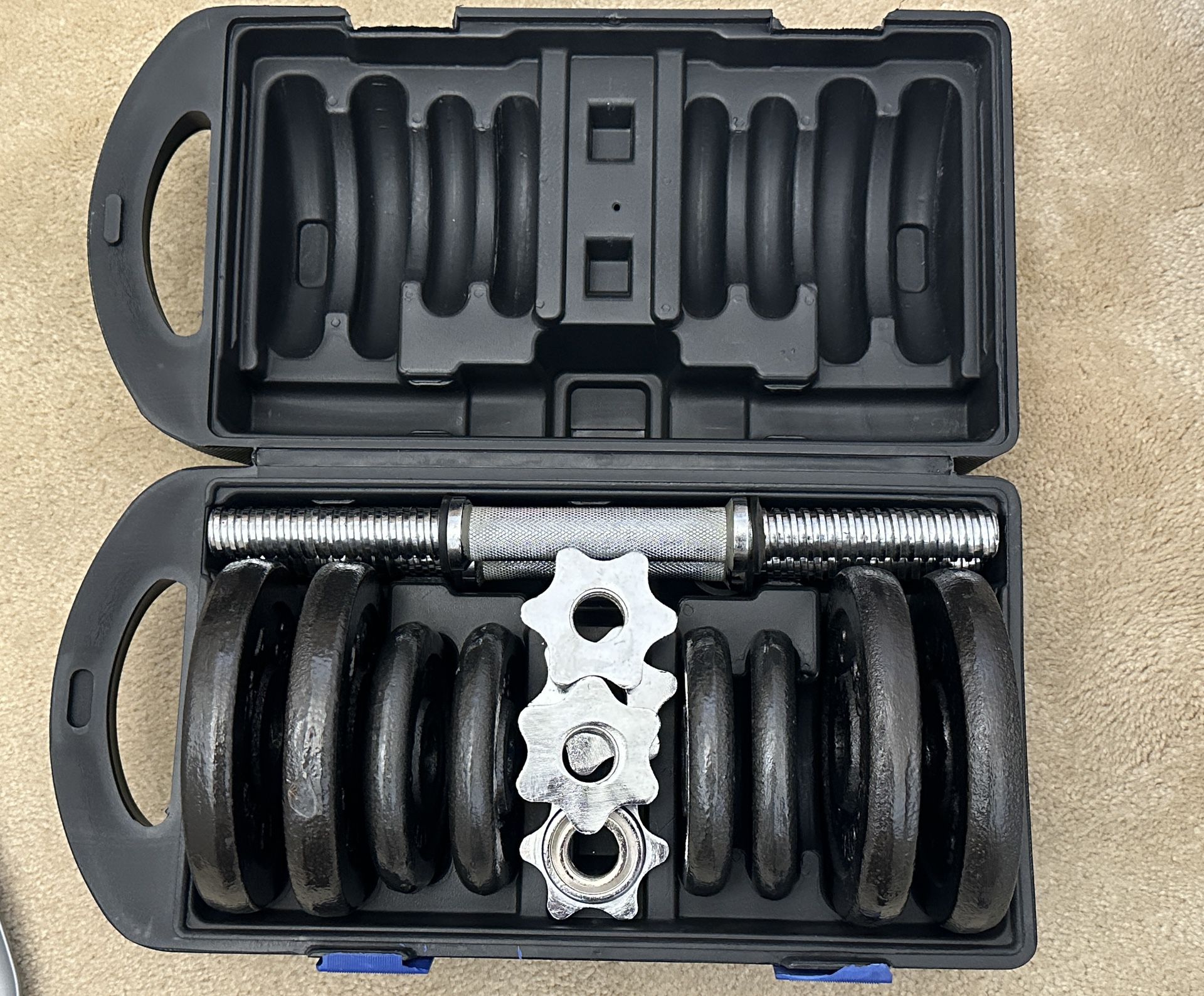 Dumbbell Set Up To 40 Pounds Adjustable 