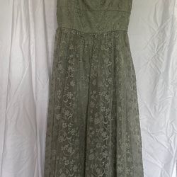 BHLDN Sage Wedding Guest Dress 