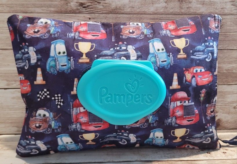 Cars Pampers Wipes Cover 