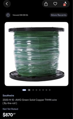 10 gauge 2500 feet solid wire