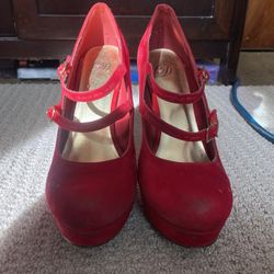 Red High heels