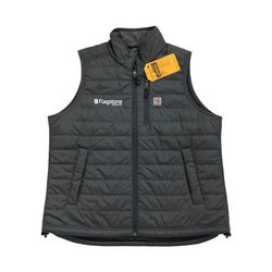 Carhartt Rain Defender Lightweight Insulated Vest XL Womens Gray Puffer BRAND NEW! 