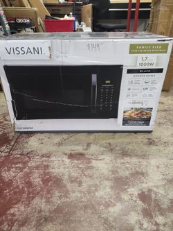 Vissani
1.7 cu. ft. 1000-Watt Over the Range Microwave in Black