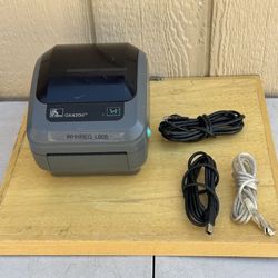 Zebra GK420d Label Printer Parallel Serial Number GK42-200210-000 No AC Cable 