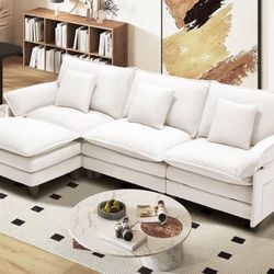 SUPER SOFT, “Cloud” Sectional/Couch and Ottoman! 🤩💕