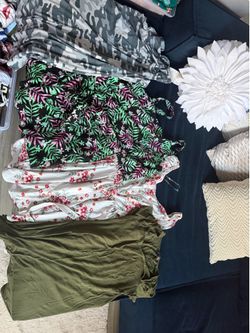 Dresses. And a 2 piece shorts-top XL and XXL