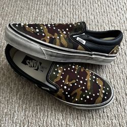 Classic ‘Pearlized Camo’ Slip On Vans