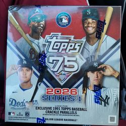 Topps 75th 2026 series 1 sealed box