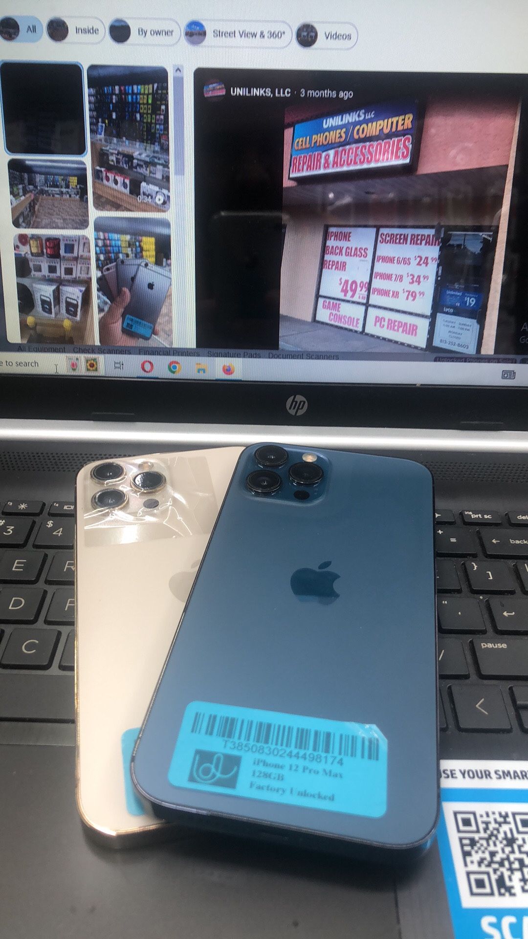 Factory Unlocked 12 Pro Max Clean Like New With Warranty And Charger Included!