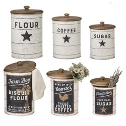 Farmhouse Canisters - (NEW)