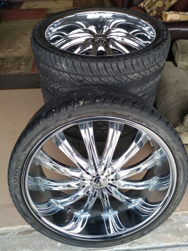 26 inch Rims and tires 6 lug universal for Sale in Concord, CA OfferUp