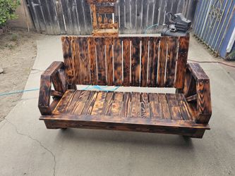 Smokewood Patio Bench