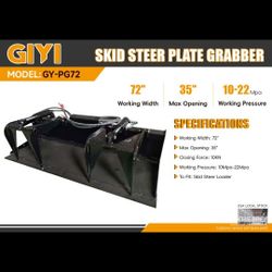 Bobcat Skidsteer Grapple Bucket 72" NEW