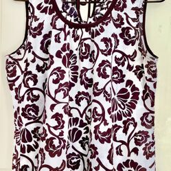 Talbots Sleeveless P/L Top