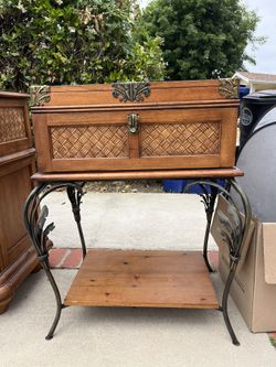 Wood Nightstand / Storage