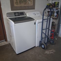 SAMSUNG WASHER & GE GAS DRYER SET 💦⛽️