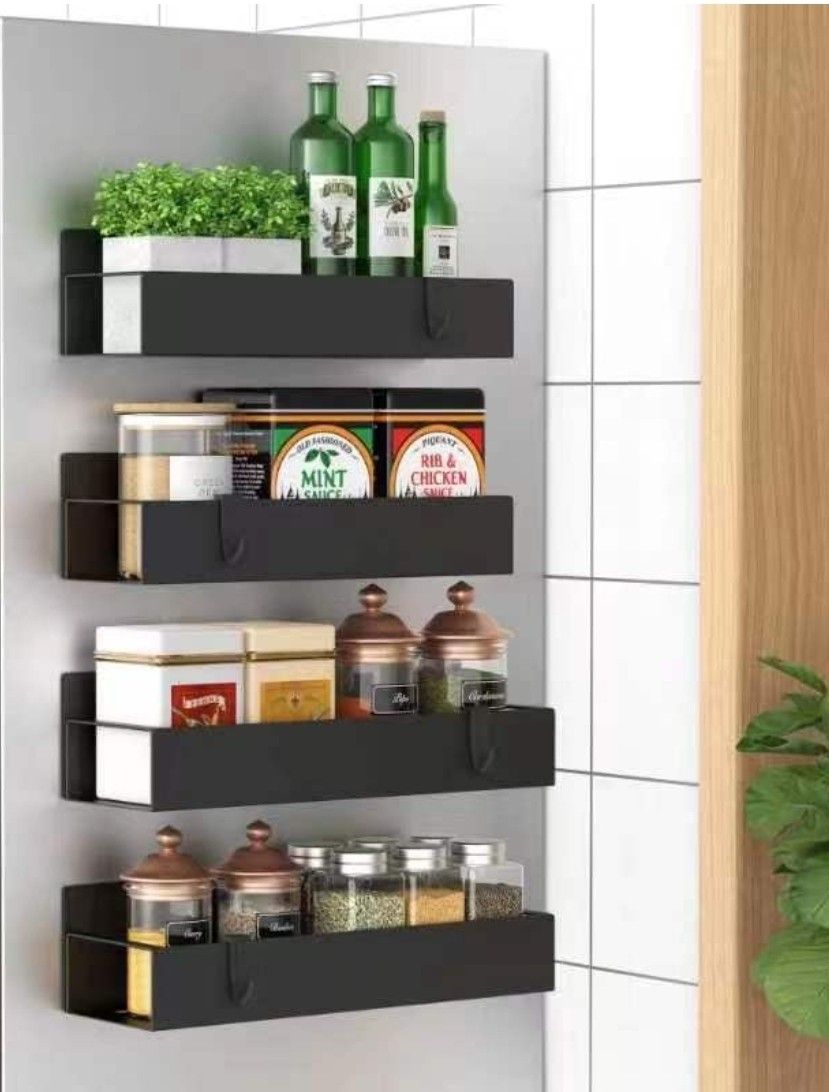 Magnetic Spice Storage Rack - 4 pack