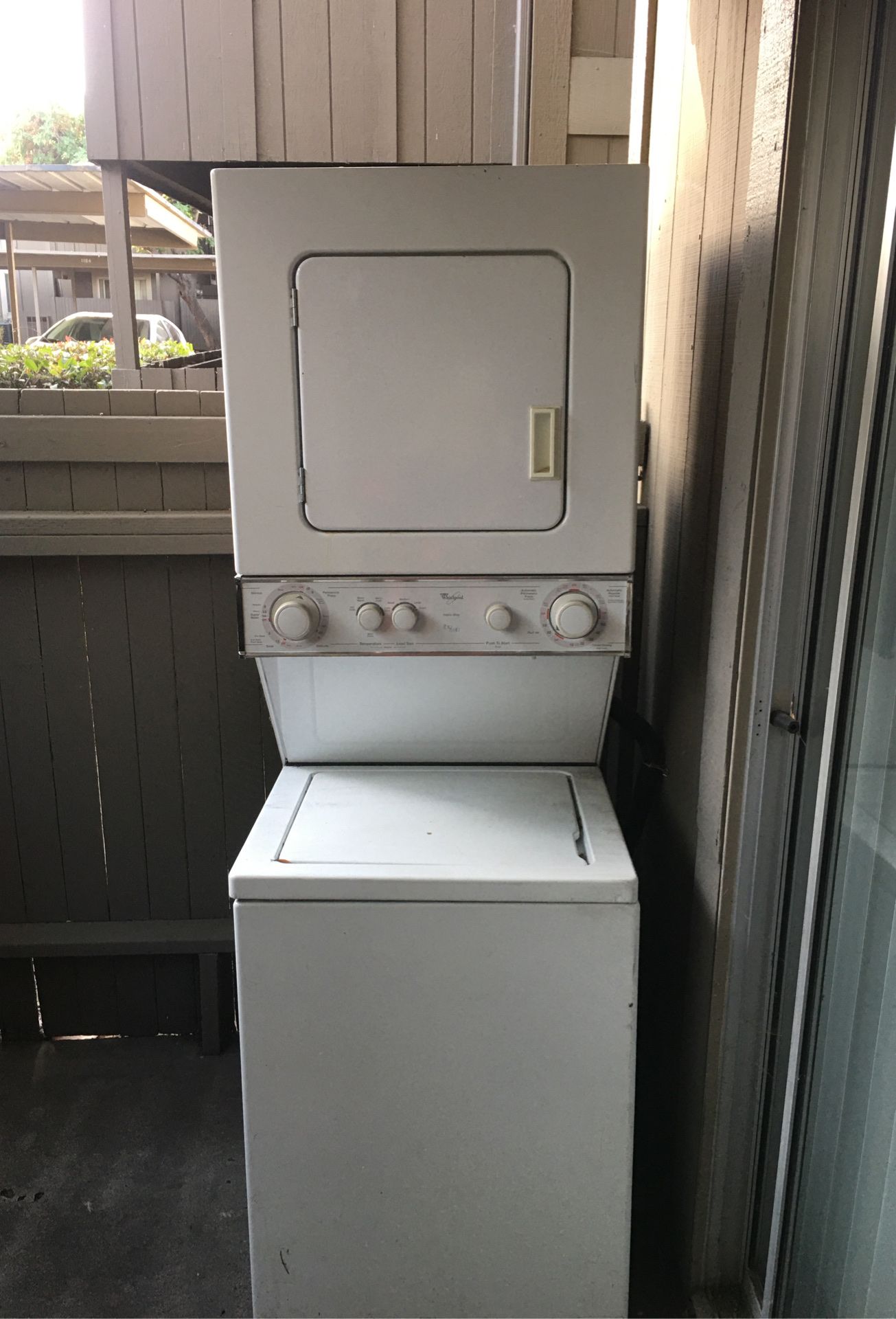 Whirlpool Stackable washer and dryer