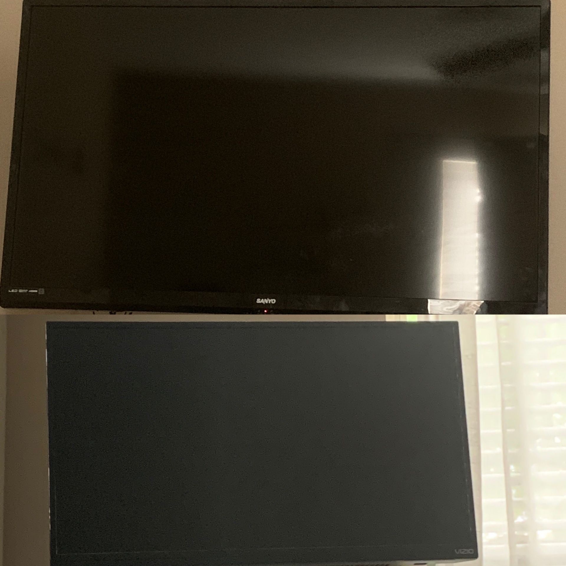 50 and 42 inch TV’s