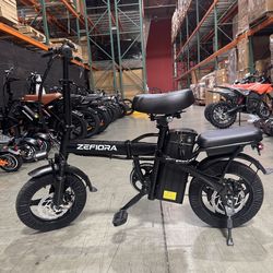 Folding electric bicycle