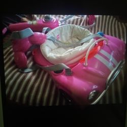 Evenflo Jump & Go Pink Racer