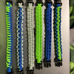 Paracord Bracelets.  $9.00 Each Or 2 For $15.00. Perfect Gifts. 