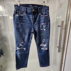 Woman's Old Navy Distressed Jeans