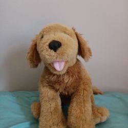Build A Bear Golden Retriever Dog With Tongue Out 