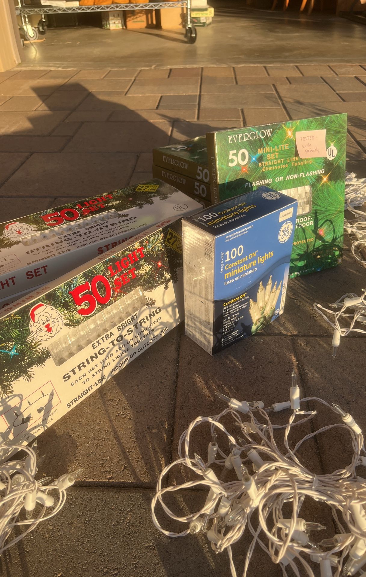 1200+ Holiday String Lights Indoor/ Outdoor 600+ Feet For Trees Or House