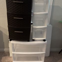 STERILITE STORAGE DRAWERS  $40.00 FOR ALL