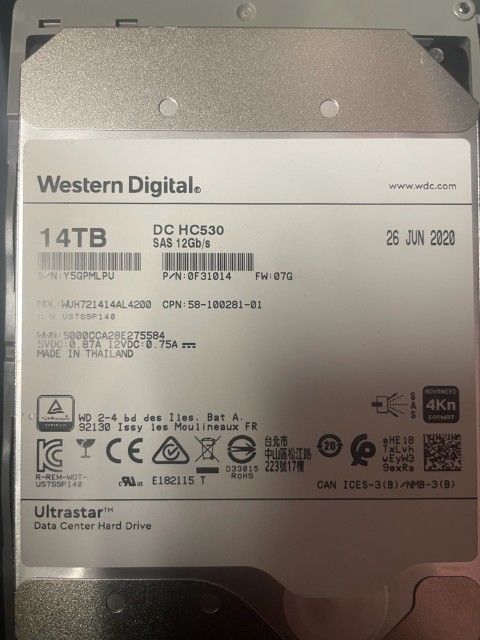 14 TB Hard Drive
