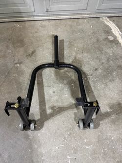 Rear Motorcycle Stand with Pads
