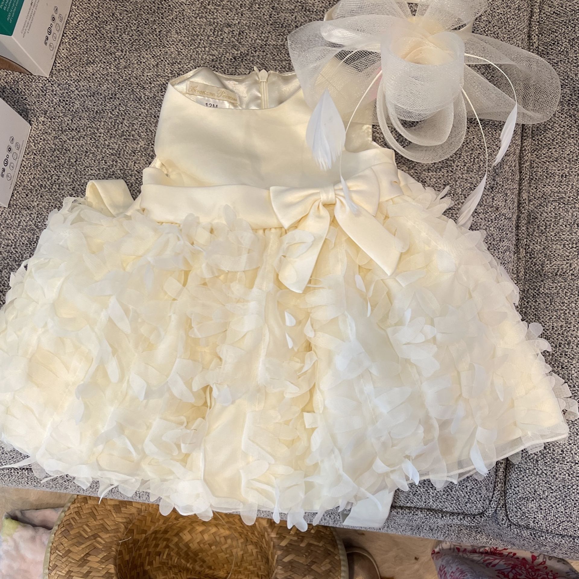 12 Month Baby Dress And tiara