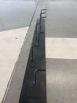Metal Wall Rack Black Hvy Duty