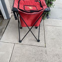USC Trojans Sidekick Cooler Folding Tote-For Camping/Tailgating/Beach
