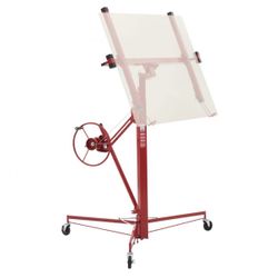 VEVOR 11ft Drywall Lift, Heavy-Duty 150 lbs Sheetrock Hoist with Adjustable Telescoping Arm