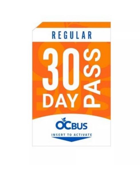 30 Day Buss Pass