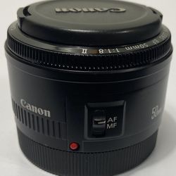 Canon Zoom Lens EF 50mm 1:1.8 II (#1182)