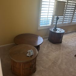 Coffee Table And Side Tables 