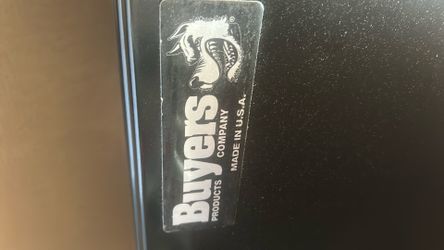 Buyers truck tool box