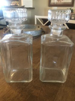 Decorative liquor bottles
