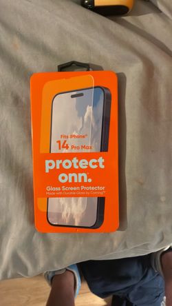 onn. Glass Screen Protector for iPhone 14 Pro Max