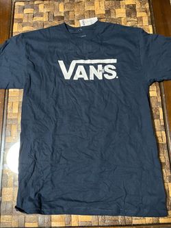 Vans navy t shirt size medium