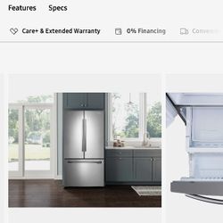 Samsung 26 Cu.ft. French Door Fridge With Filtered Ice Maker