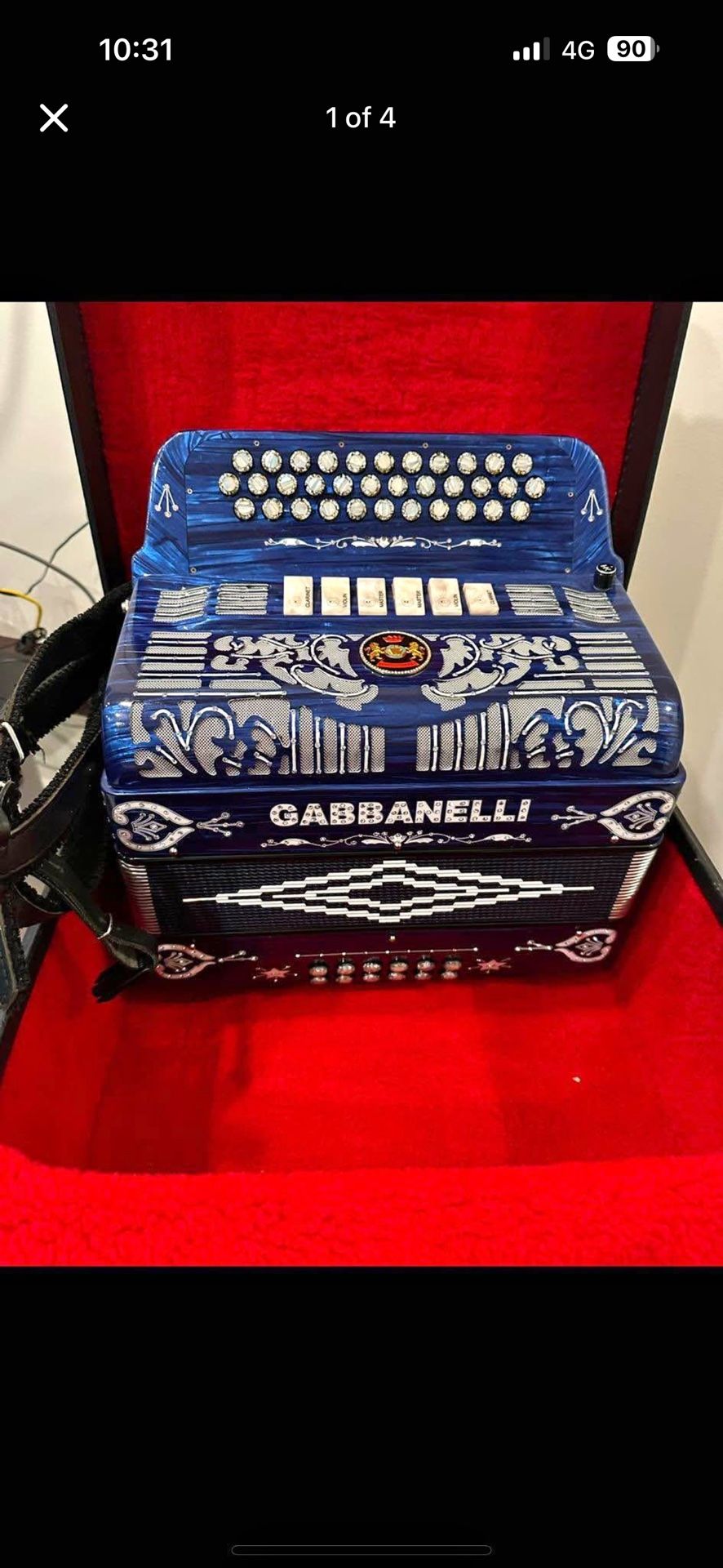Gabbanelli 2 Tone Accordion
