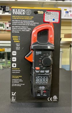 Klein Tools CL810 600A AC/DC True RMS Clamp Meter Worklight NEW FACTORY SEALED