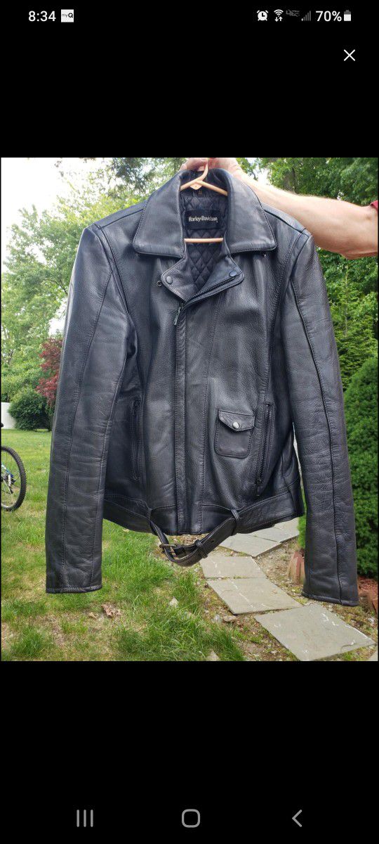 Men's Vintage Harley Davidson Leather Jacket