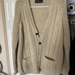 Large wool sweater