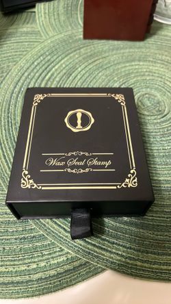 Beautiful metal and wood stamp set