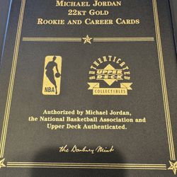 Michael Jordan 22KT Gold Foil Card Set – Upper Deck